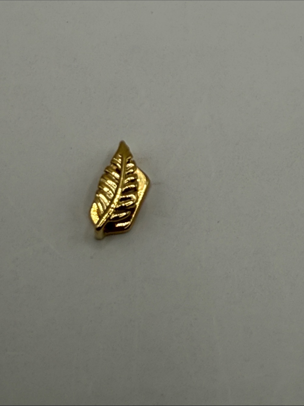 KEEP Collective Gold Feather Slider Charm